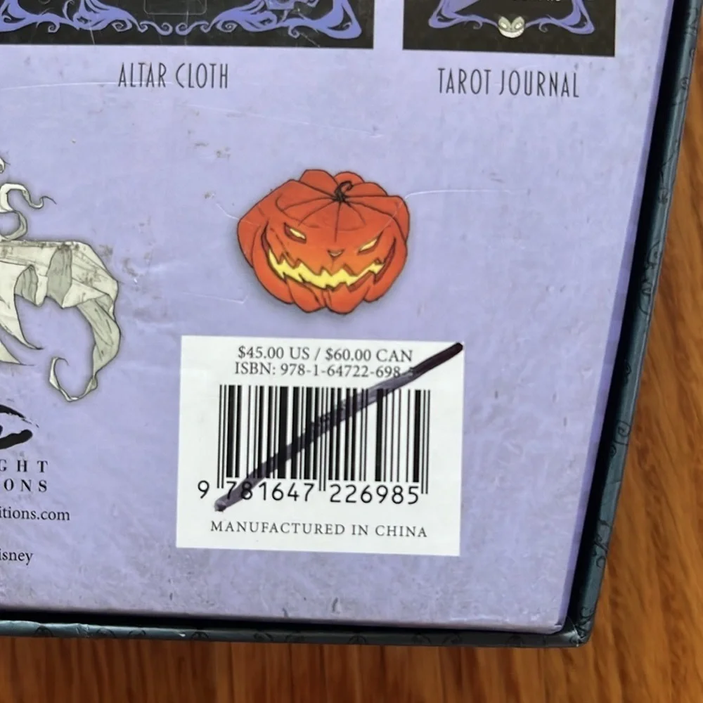 The Nightmare Before Christmas Tarot Deck and Guidebook Gift NWT